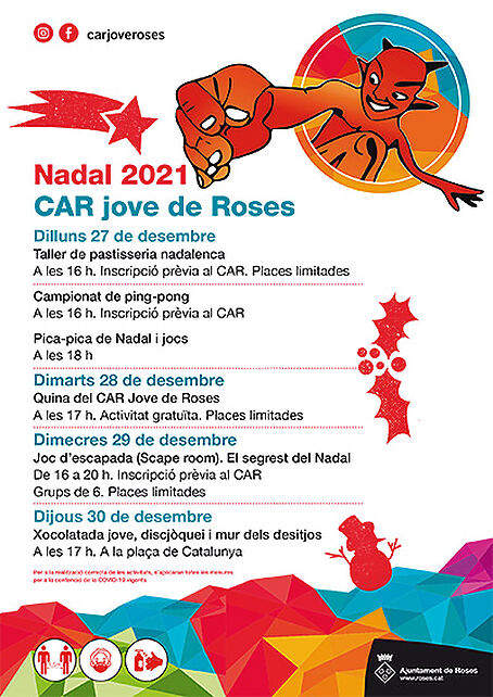 The CAR Jove offers a wide range of youth activities to celebrate the holidays