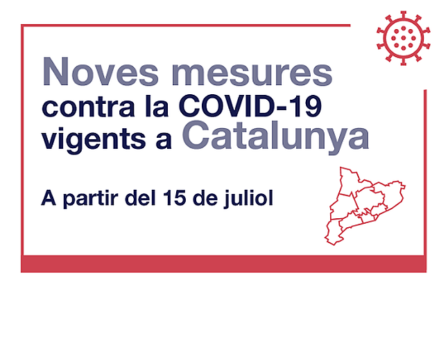 Mesures contre le COVID-19 en vigueur depuis le 15 juillet
