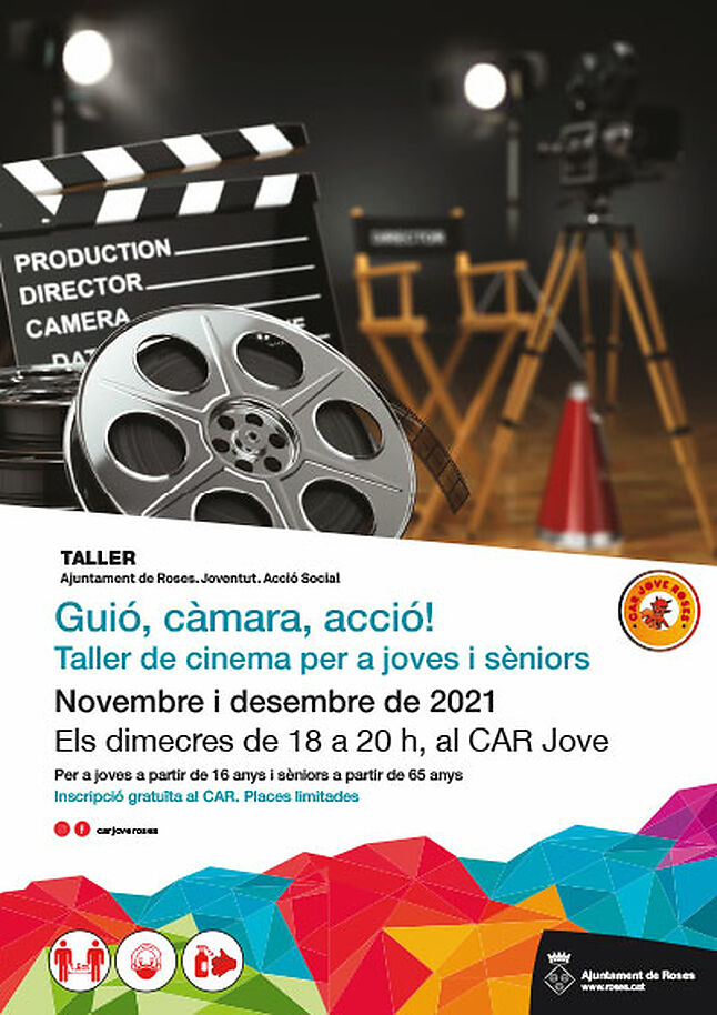 Guió, càmera, acció! Nou taller de cinema a Roses per a joves i sèniors
