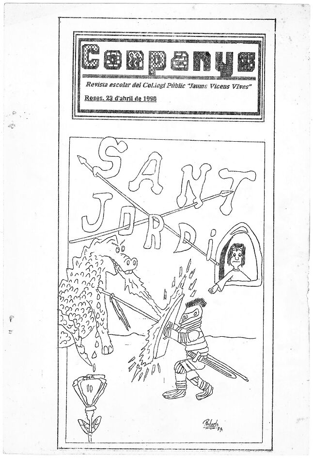 Sant Jordi with the eyes of a child, the proposal of the month from the Archive of Roses
