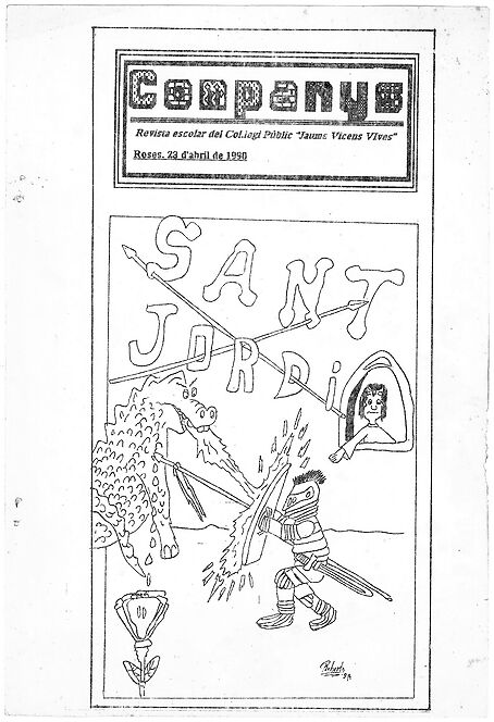 Sant Jordi with the eyes of a child, the proposal of the month from the Archive of Roses