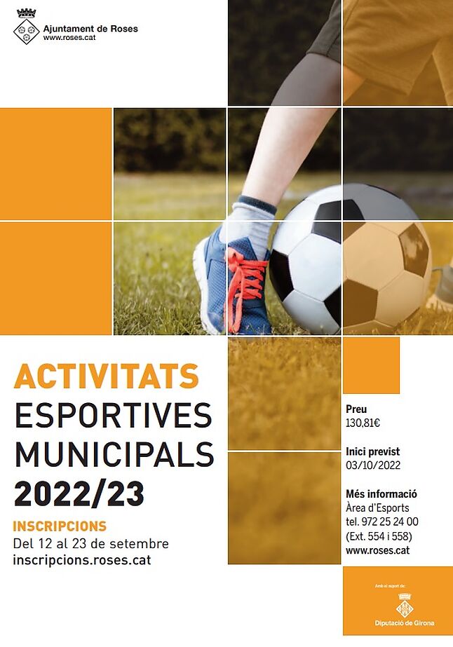ACTIVITÉS ESPORTIFS MUNICIPAUX 2022/23