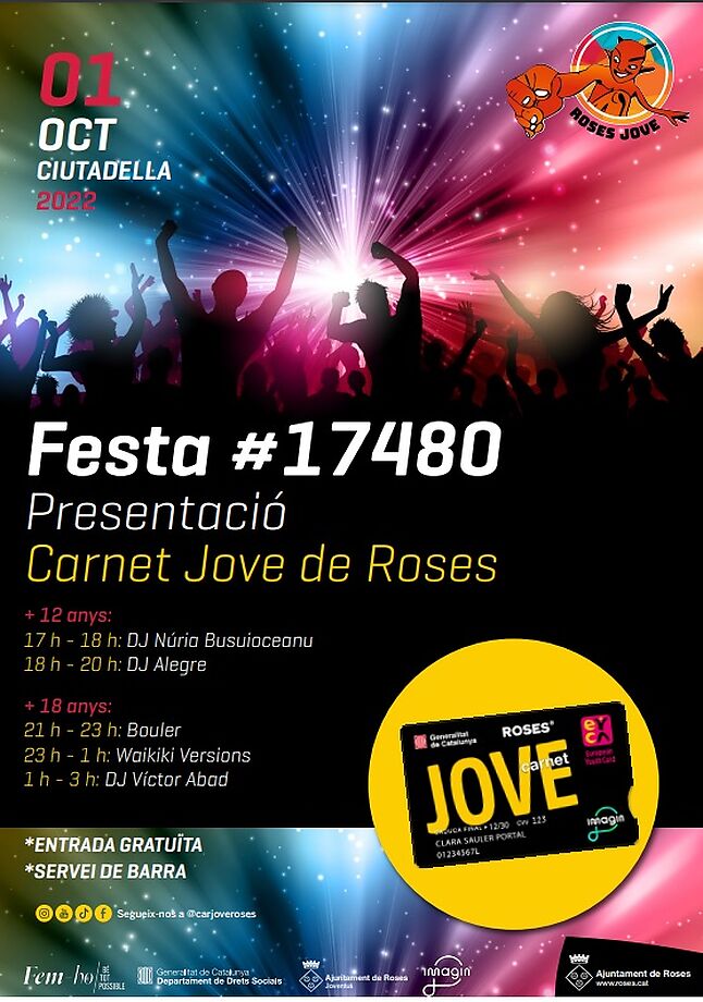 Fiesta #17480 Presentación Carnet Joven de Roses