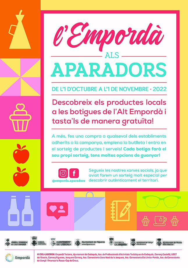 The Empordà returns to the Aparadors, which will hold dozens of activities in the stores on the weekends of October